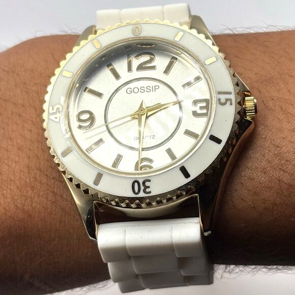 White Gossip Men's Watch - Picture 1 of 5
